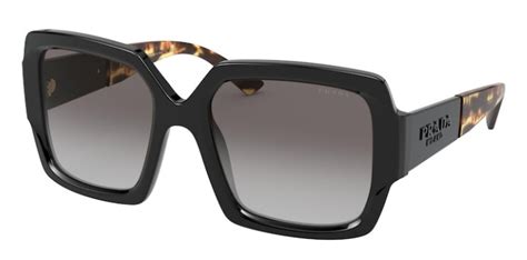 Prada PR 21XS Women's Sunglasses Black/Grey Gradient 54